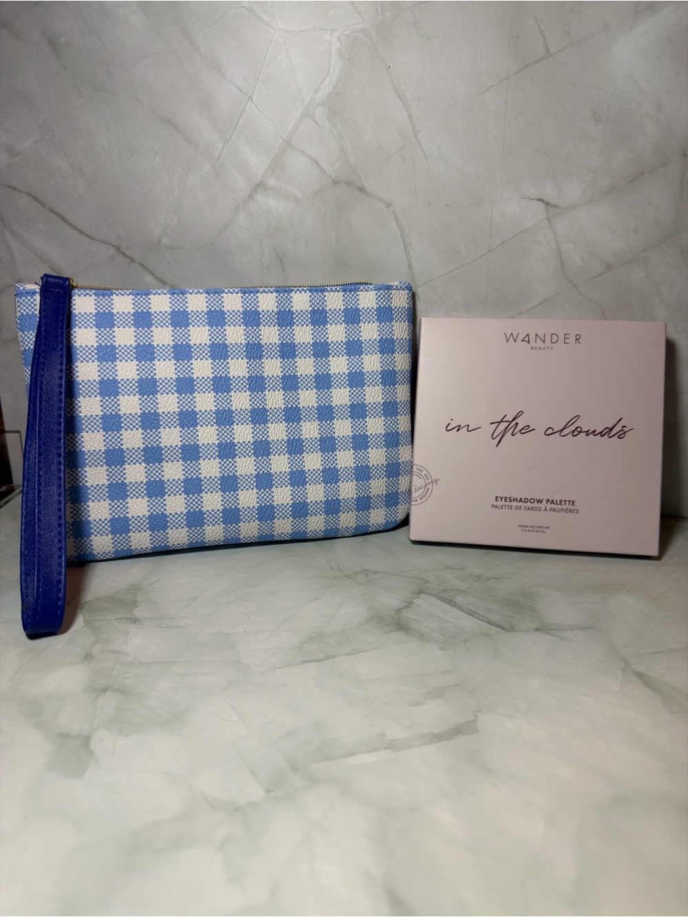 Wander Beauty “in the clouds” Eyeshadow Palette and Bag